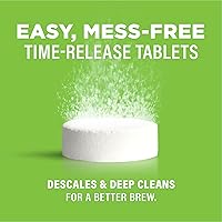 Vista 2 de Limpiador para cafetera Affresh, funciona con cafeteras de múltiples tazas y de una sola porción, 3 tabletas