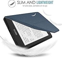 Vista 4 de Funda plegable delgada para Kindle de 11.ª generación de 6 pulgadas, versión 2022, modelo n.º C2V2L3, a prueba de agua, con lápiz de pantalla táctil