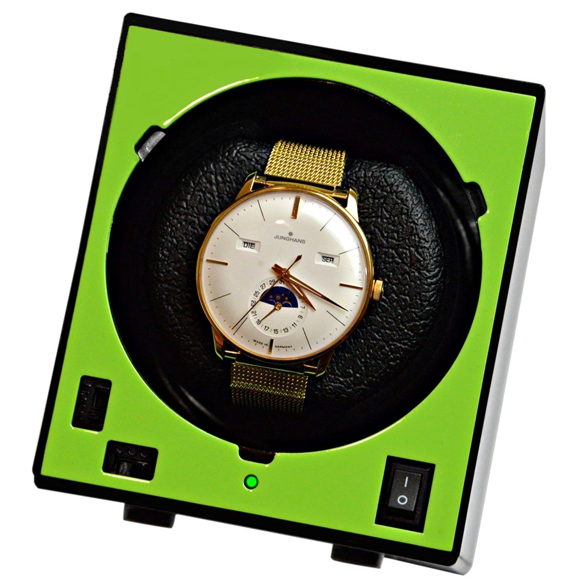 Uhrenbeweger Boxy NEON Green Single von Beco Technic