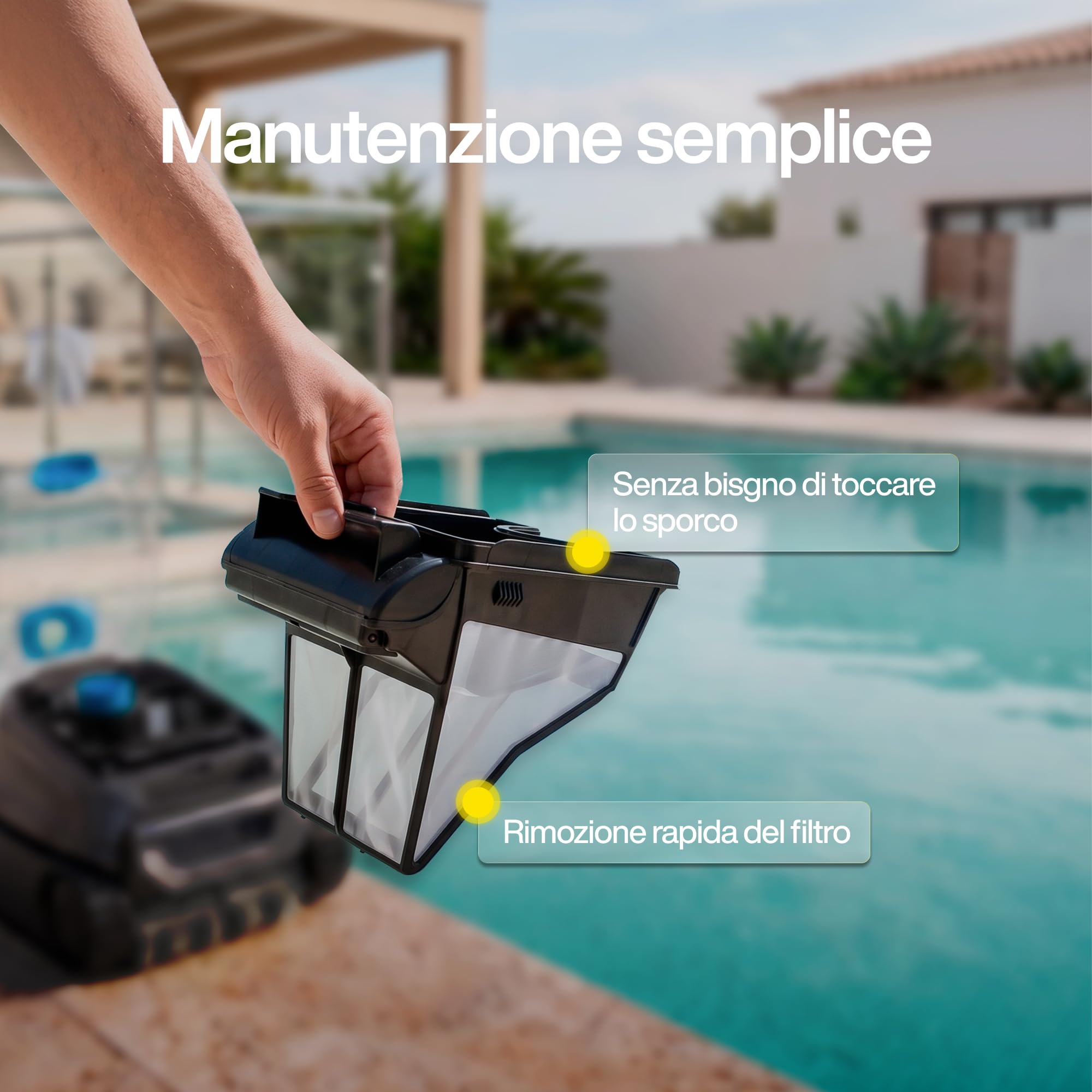 Zodiac CNX 40 iQ. Robot Pulitore di Fondo con Cavo. App. Piscine fino a 72 m²
