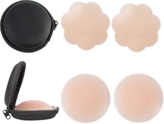 MYZA Women's Silicone Reusable Nipple Cover(Beige_Free Size) Price In India