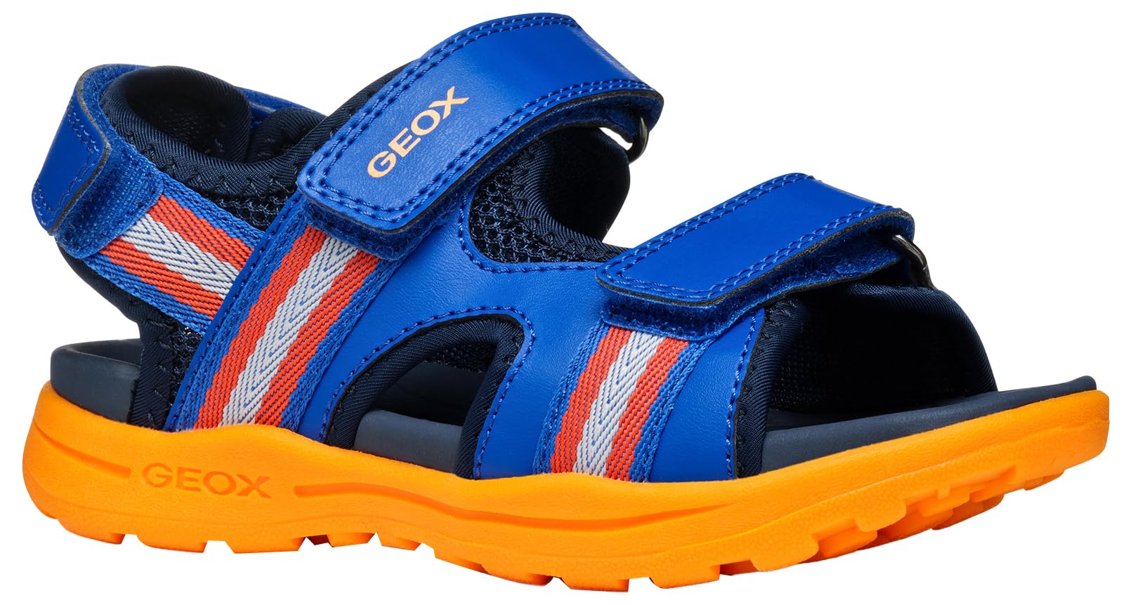 Geox J VANIETT BOY B, Boys’ Sandal, Royal/Orange,