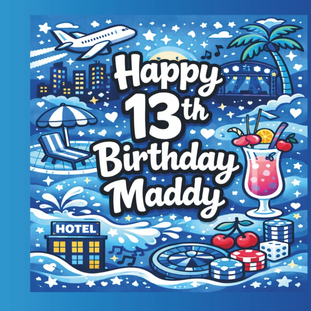 Coloring book - Maddy's 13th Birthday