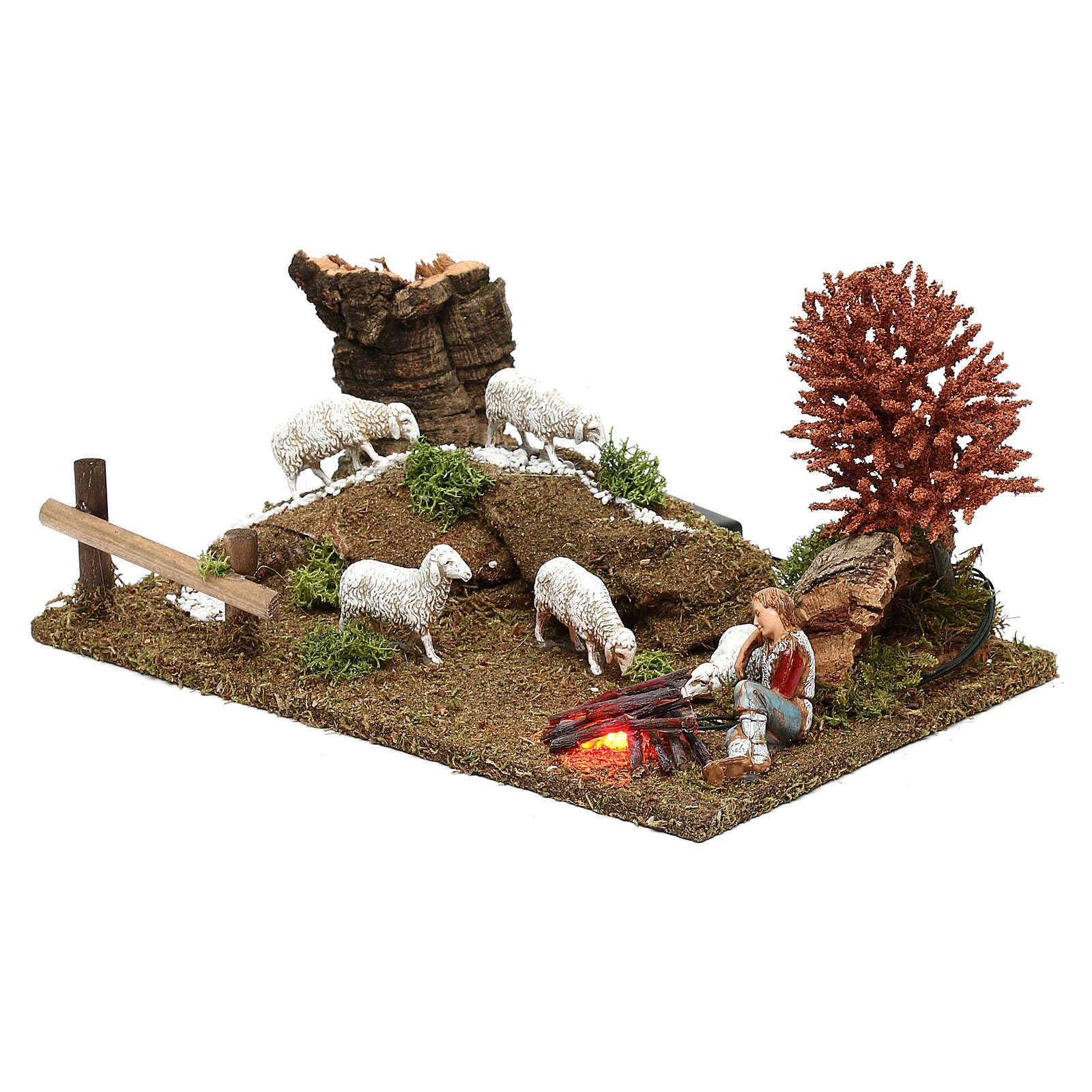 Holyart Pastore con Gregge 12 cm Fontanini
