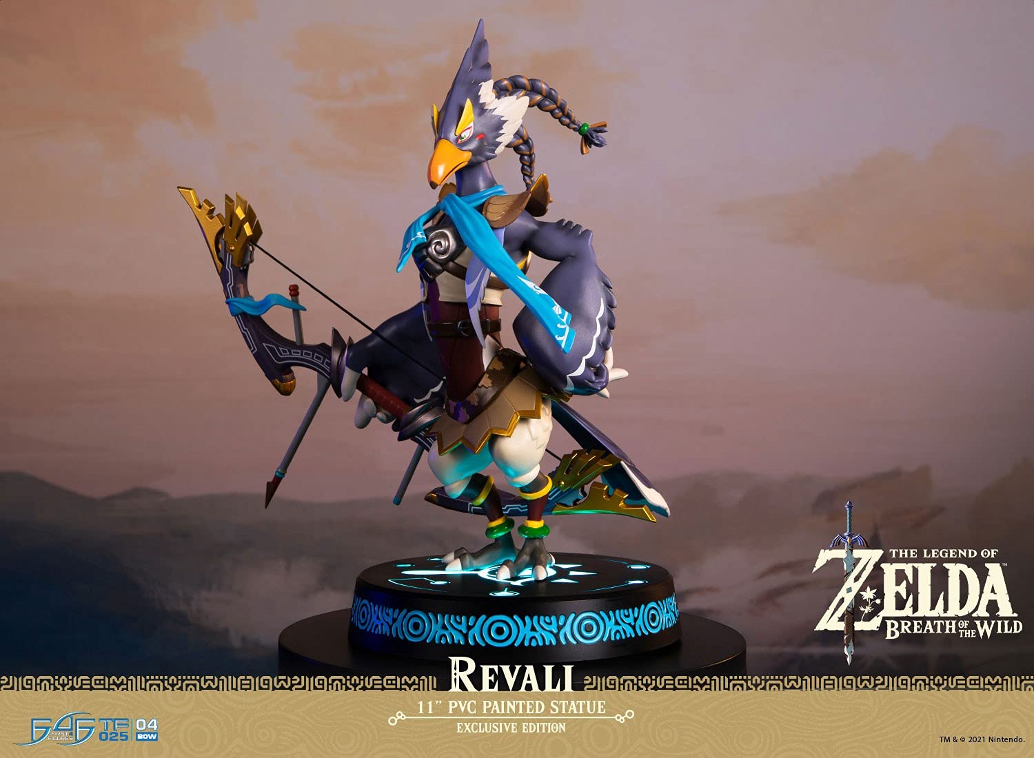 First 4 Figures F4F The Legend of Zelda: Breath of The Wild – Revali Collector's PVC Statue (27cm) (BOTWRC), Multicoleur