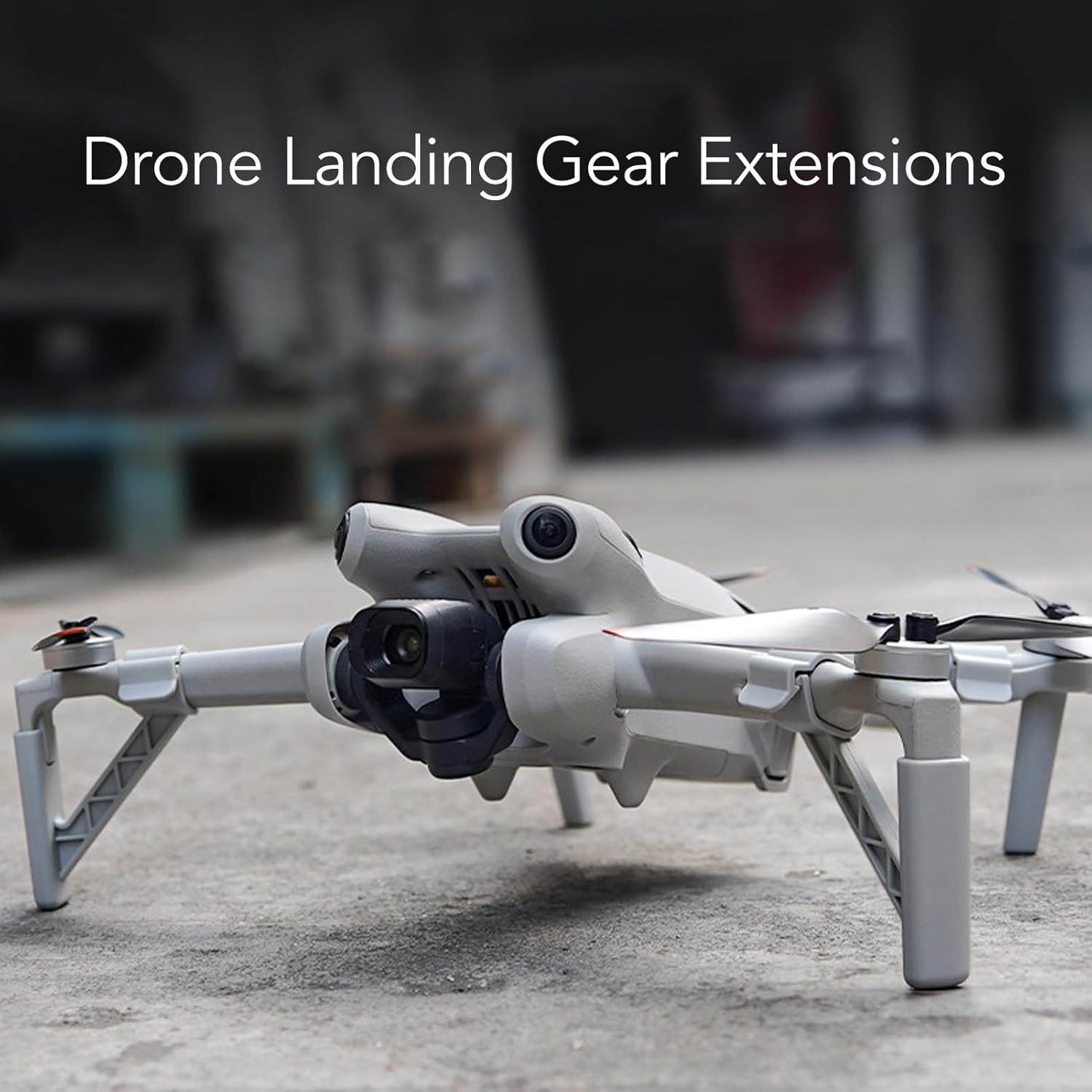 SUNGOOYUE Drone Landing Gear Extensions, ABS Drone Front Rear Heightening Bracket Leg Support Protector for Mini 4 Pro