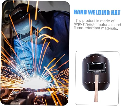 Miniatura 5 de Housoutil Gafas de soldadura con sensor de luz de casco de soldadura para máscara protectora de cara de soldadura eléctrica