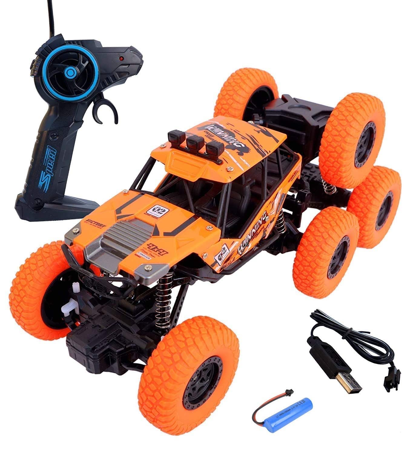 CATBL 8 Wheel Rock Crawler Car | Remote Control Car | 1:18 Scale Rechargeable Car | Monster Truck | 4WD Climber Racing Car | Toys Car for 5 Years Old | Kids Boys (Colors May Vary) (B0BRVG21V8) Amazon Price History, Amazon Price Tracker