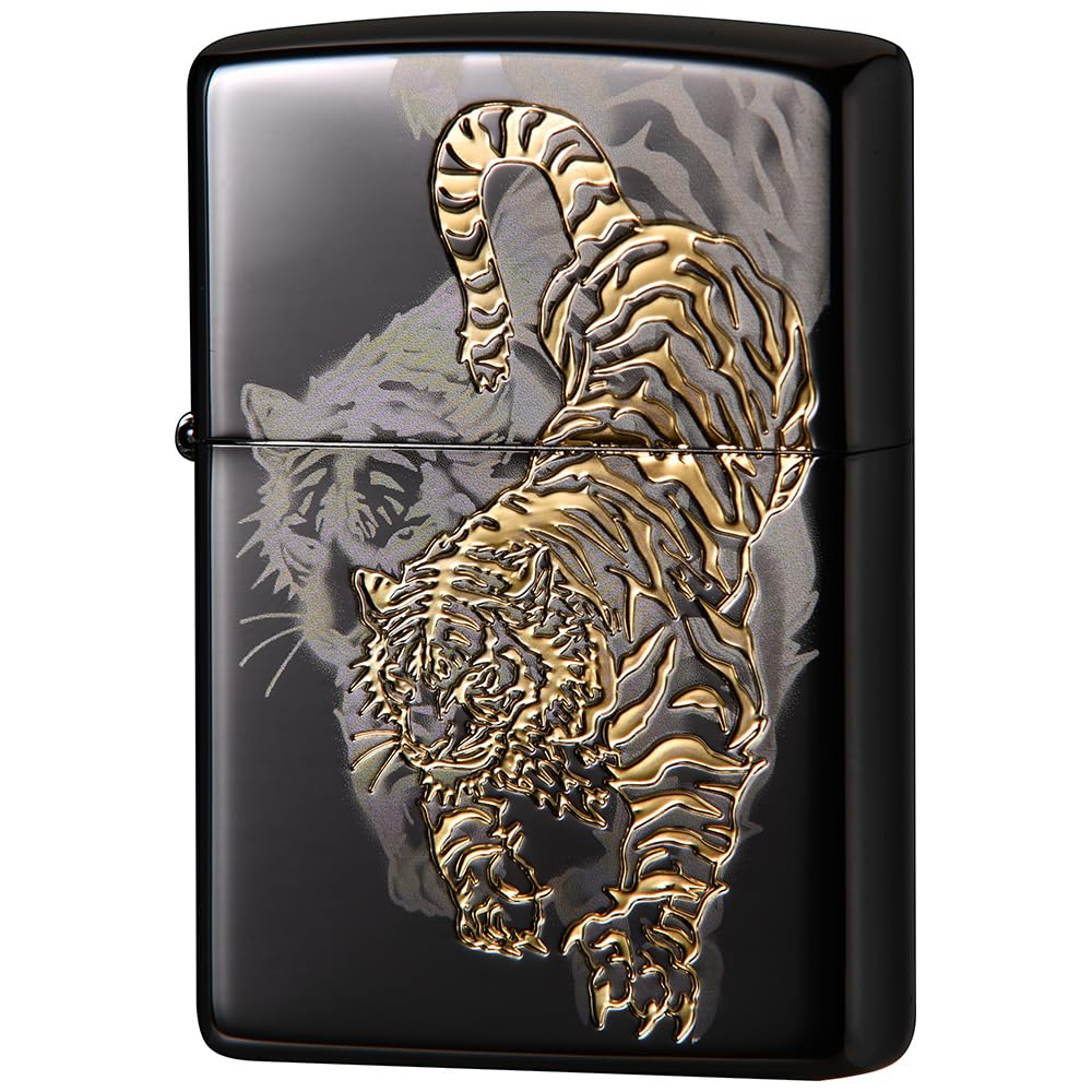 Amazon.co.jp: [ジッポー] ZIPPO 虎の咆哮-銀 金虎 [Zippo社純正