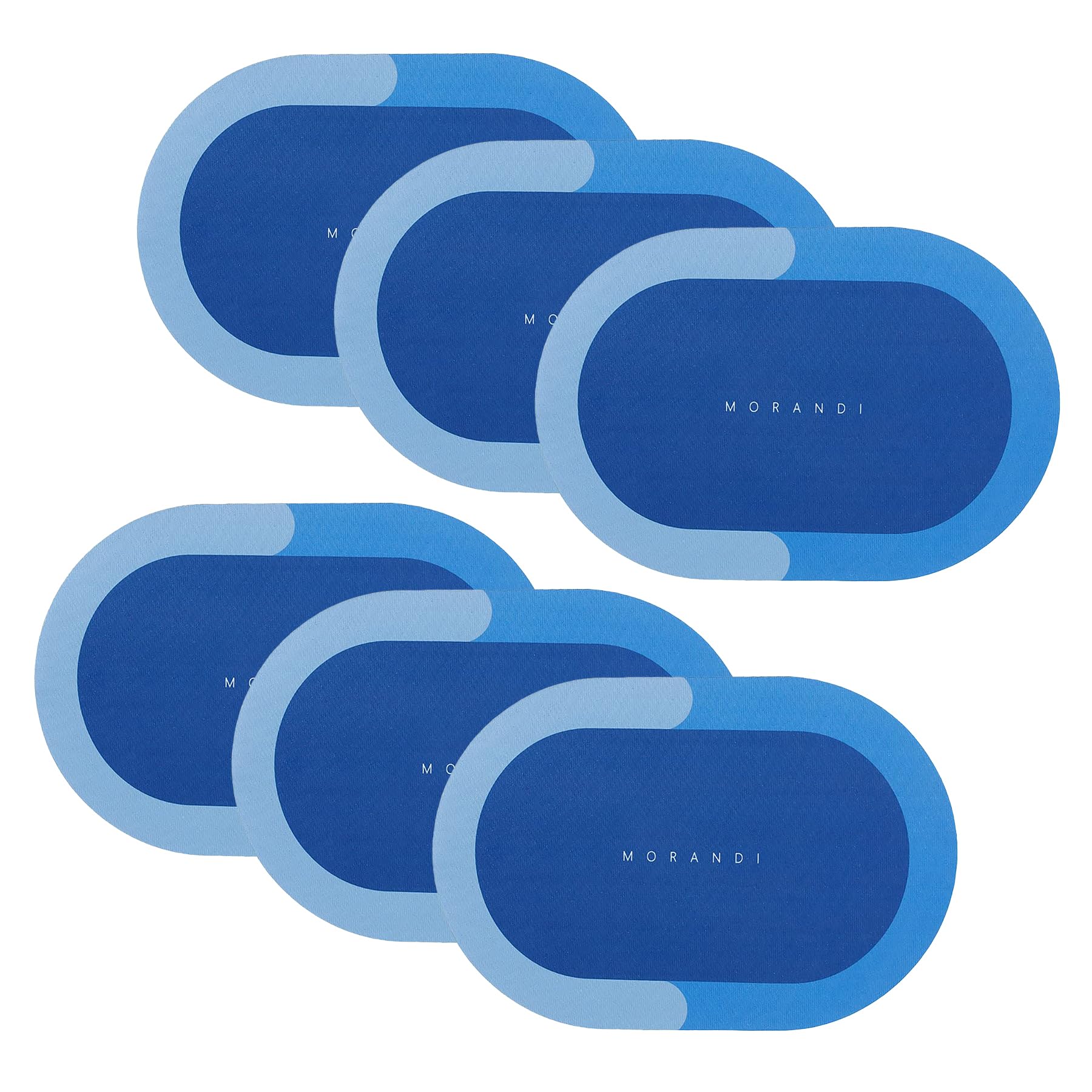 Kuber Industries Pack of 6 Floor Mat|Super Absorbent,Quick Dry|Anti Slip Mat for Bathroom Floor|Durable,Odor Free & Easy to Clean Bathroom Mat|No Shedding,Dirt Resistant|HY-02|40 x 60 cm,Blue (B0D1QTFLB2) Amazon Price History, Amazon Price Tracker