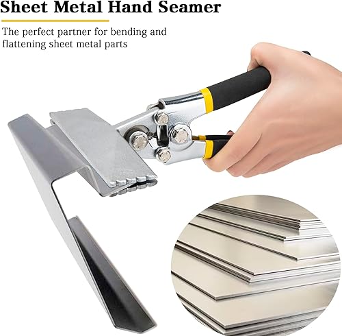 Miniatura 5 de Herramientas de metal de hoja de 6 pulgadas, herramientas de metal recto, hoja de metal, herramientas dobladoras de freno de mano para aplanar metal
