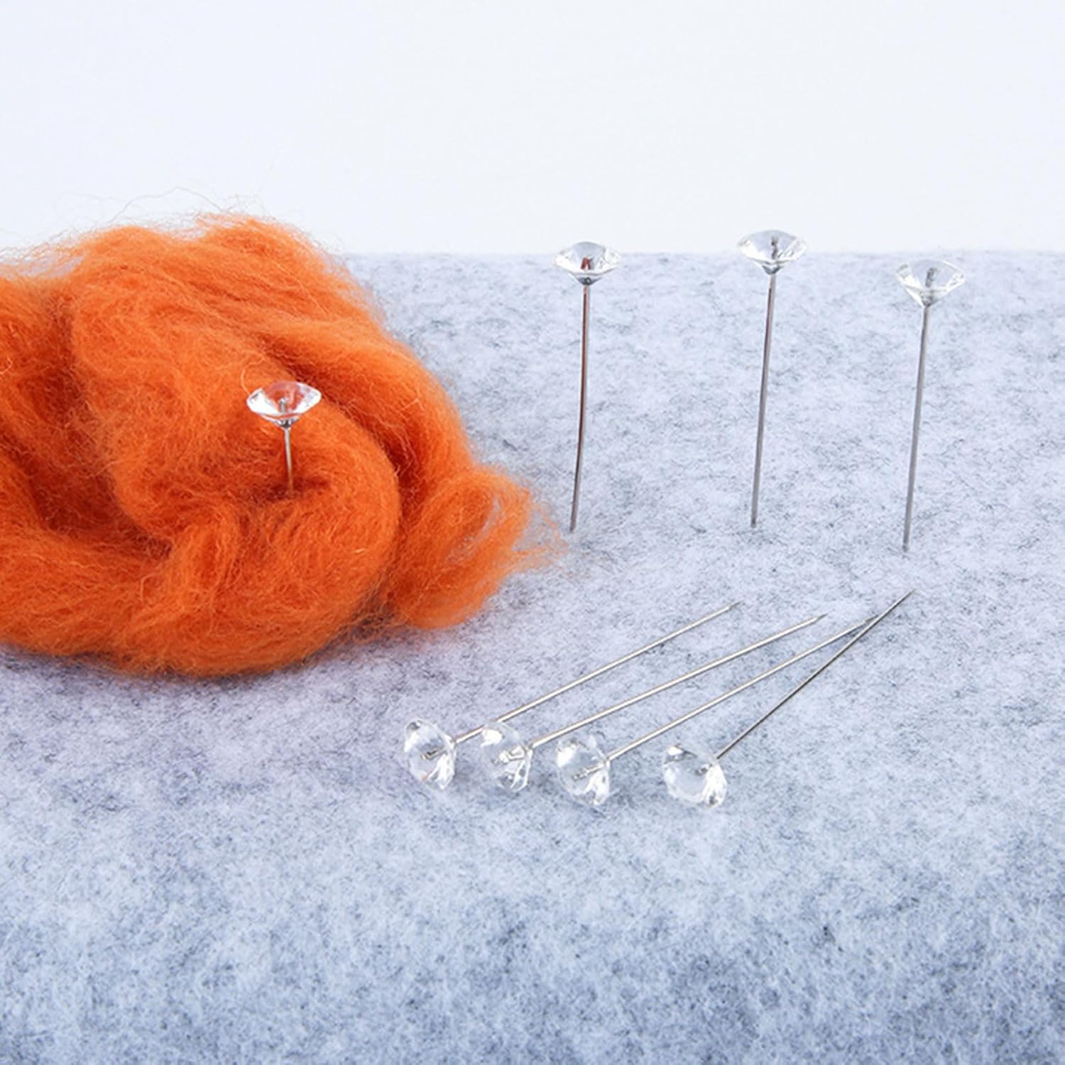 BUBEFSKD Needle Felting Kits with Bag Wool Roving 32 Colors Set Wool Felt Tools for Felted Animal Needle Supplies Equipment