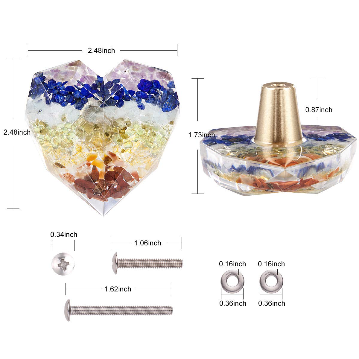 Ookaitedecor Chakra Stones Set Engraved Polished Reiki Chakra Healing Stones Pal Stones For - View #3