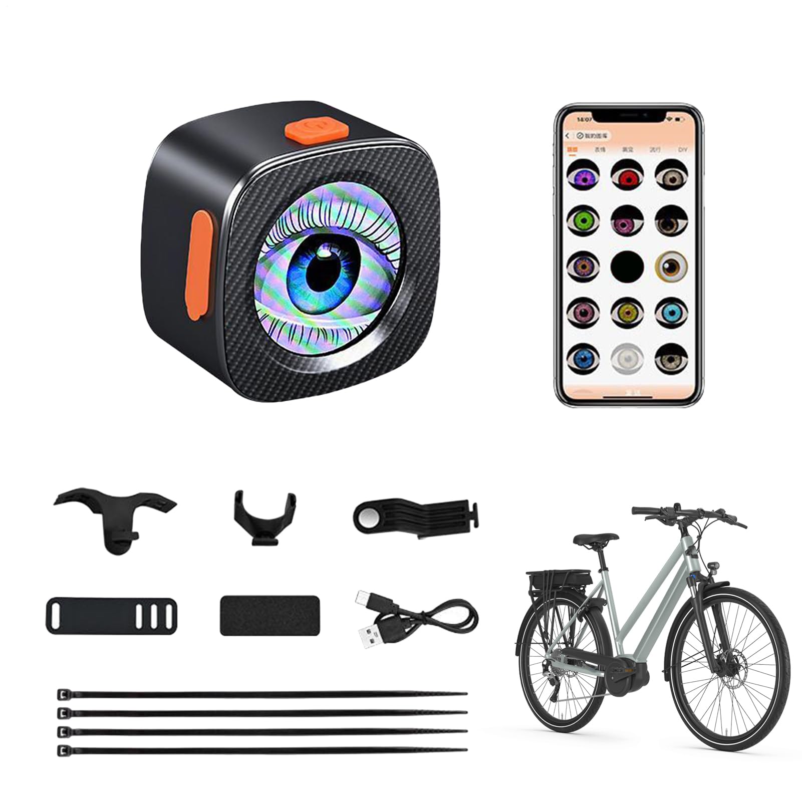 Luce posteriore per bicicletta, ricaricabile a LED, impermeabile, per scooter, pendolari, equitazione, ciclismo, bambini, donne e uomini