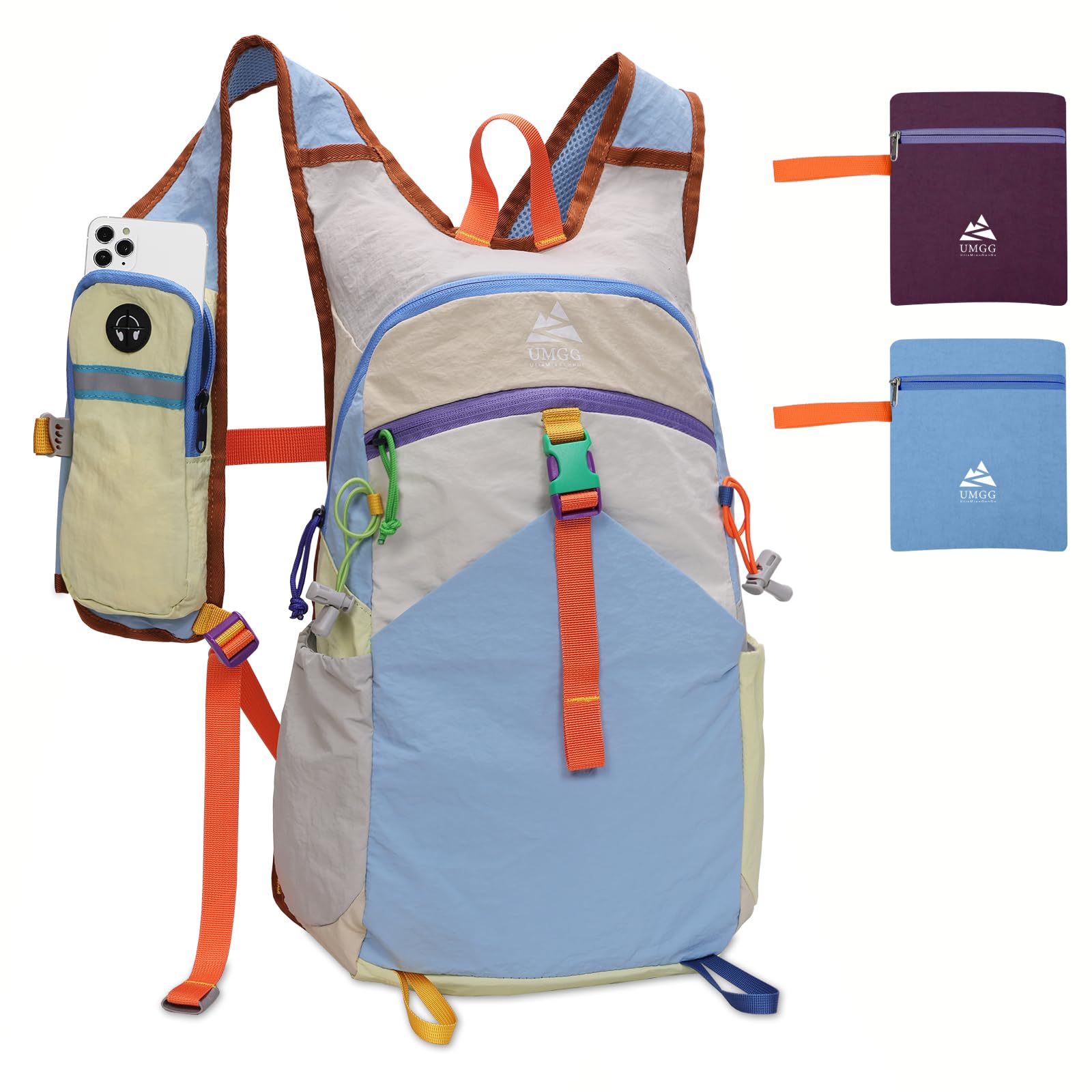 15L Small Hiking Backpack Travel Daypack Colorful Lightweight Packable Foldable Casual Backpack-image-29