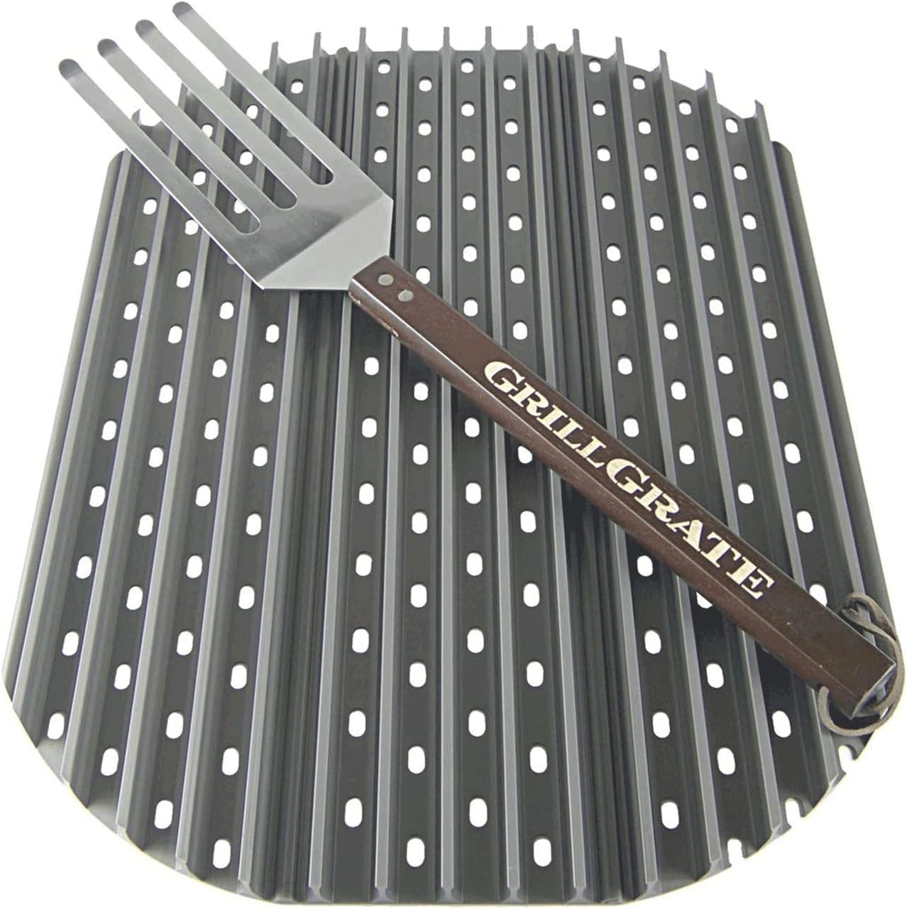 GrillGrate Grill Grate for 22" Weber Kettle and Napoleon Kettle | Hard Anodized Aluminum | Weber Grill Accessory | Napoleon Grill Accessory | 20" Grill Grate Panels for 22" Weber Kettle