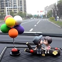 Vista 14 de Accesorios para el interior de la pareja, lindos adornos para el auto, decoración del automóvil, linda acción de caricaturas para parejas
