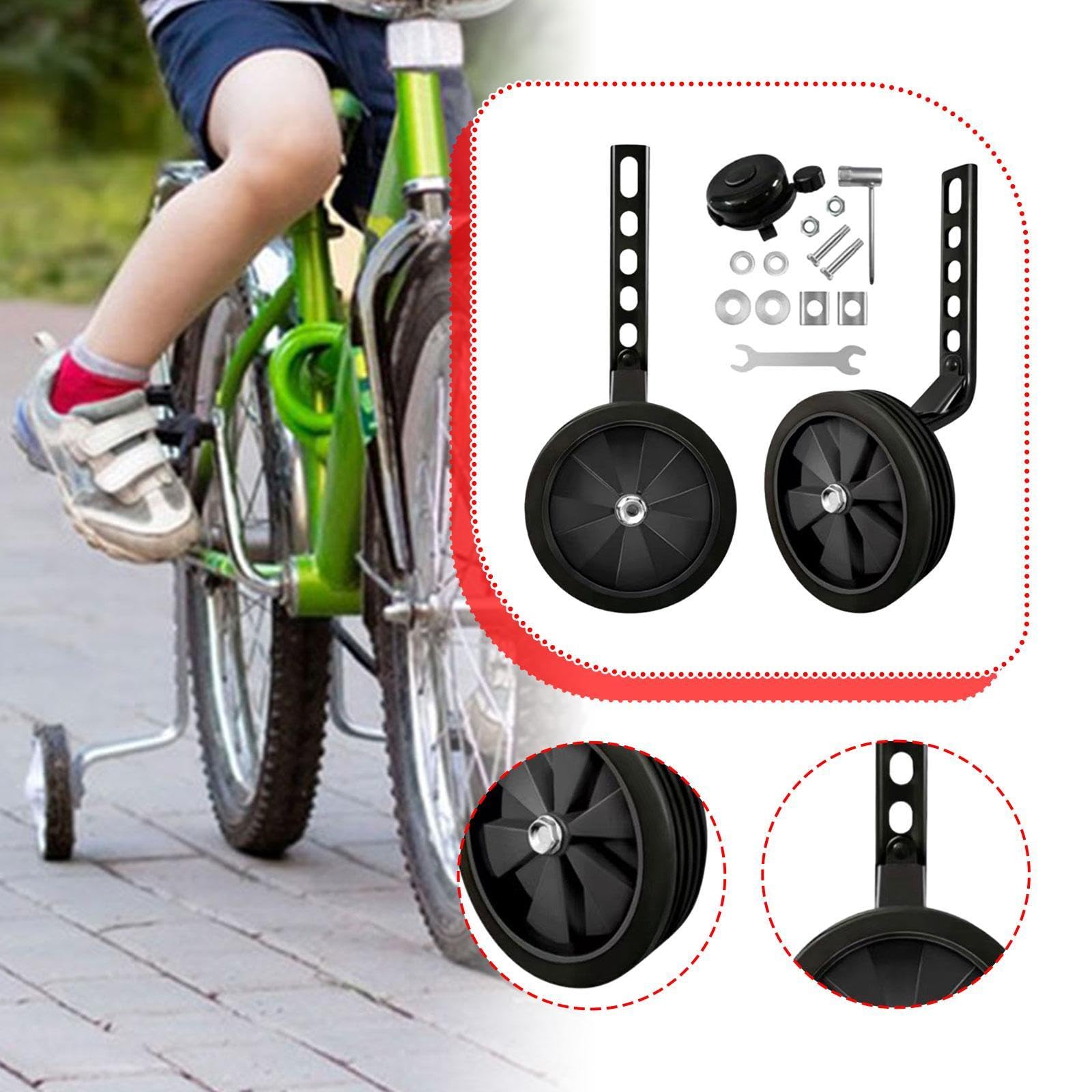 Amazon.co.jp: Zxpjkyu 2個セット 子供自転車補助輪 丈夫な鋼鉄製 高さ