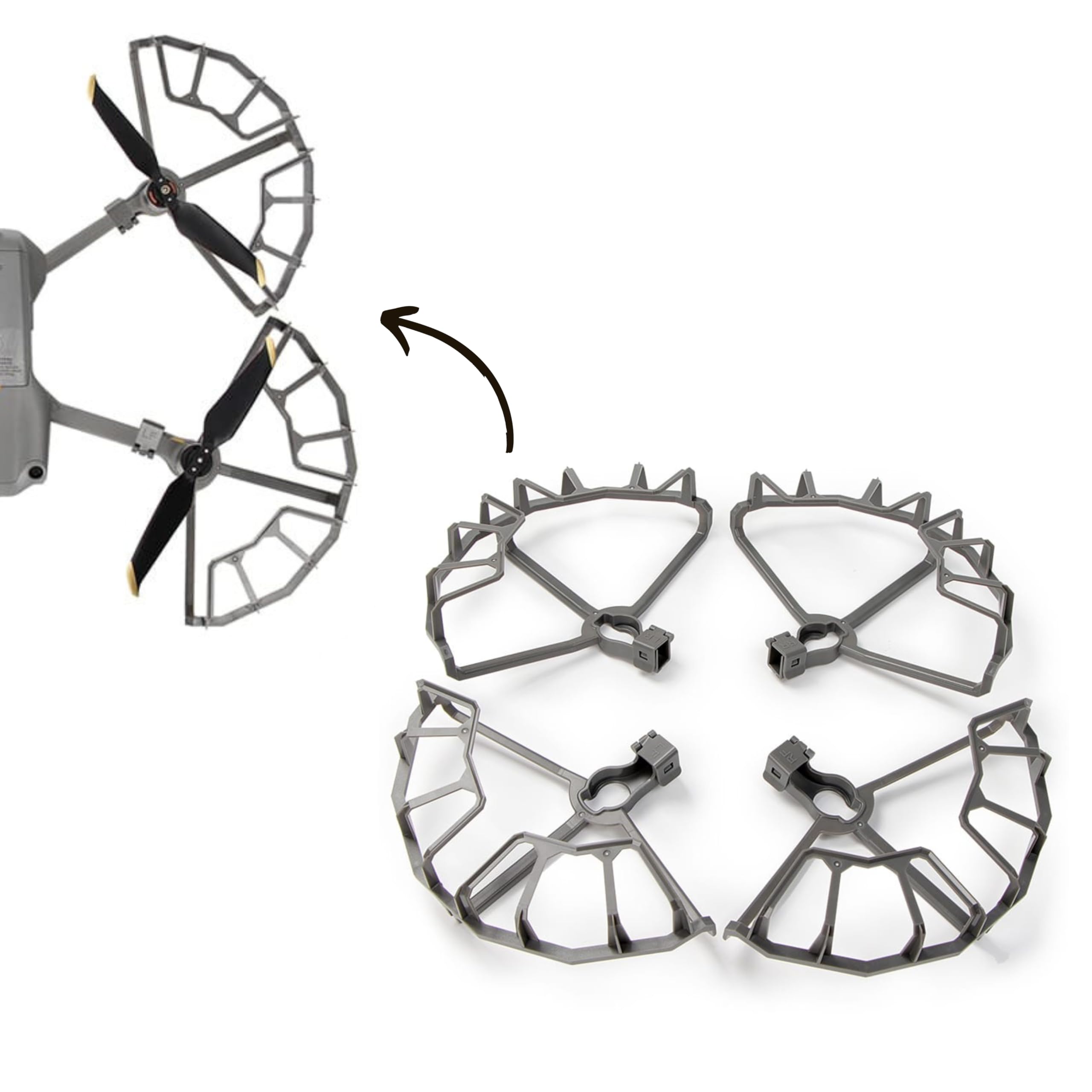 GetZget® Propellers Guard For Dji Mavic Air 2/ Air 2s 360 degree Semi Enclosed Propeller Protector Guard Safety Accessories (B0CK2H4FWK) Amazon Price History, Amazon Price Tracker