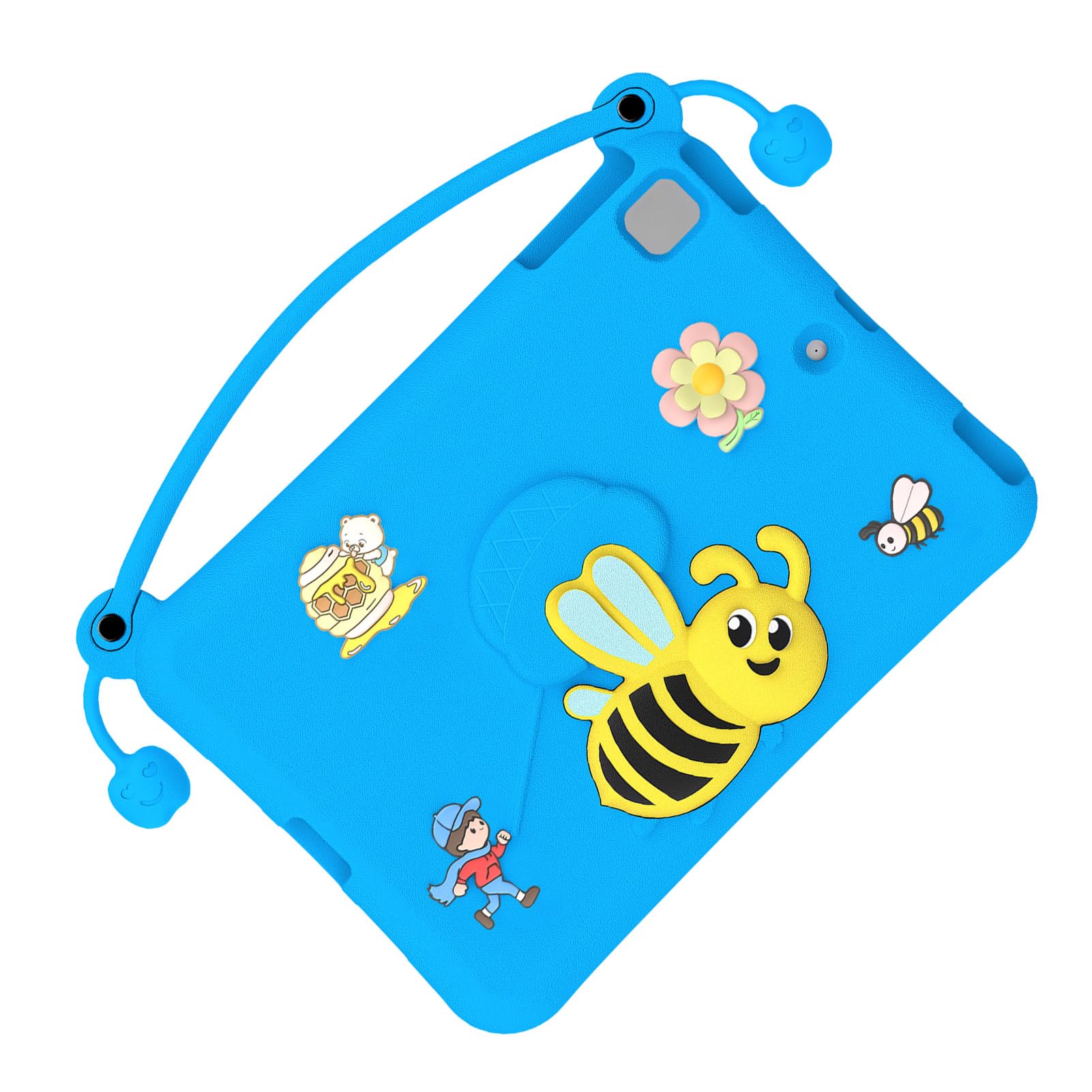 Ejoyous Custodia Protettiva Custodia Protettiva in EVA con Supporto per 10.2 10.5, per Tablet Lavabile Antiurto, Copertura Completa Leggera per la Visualizzazione della Scuola a Casa dei Bambini