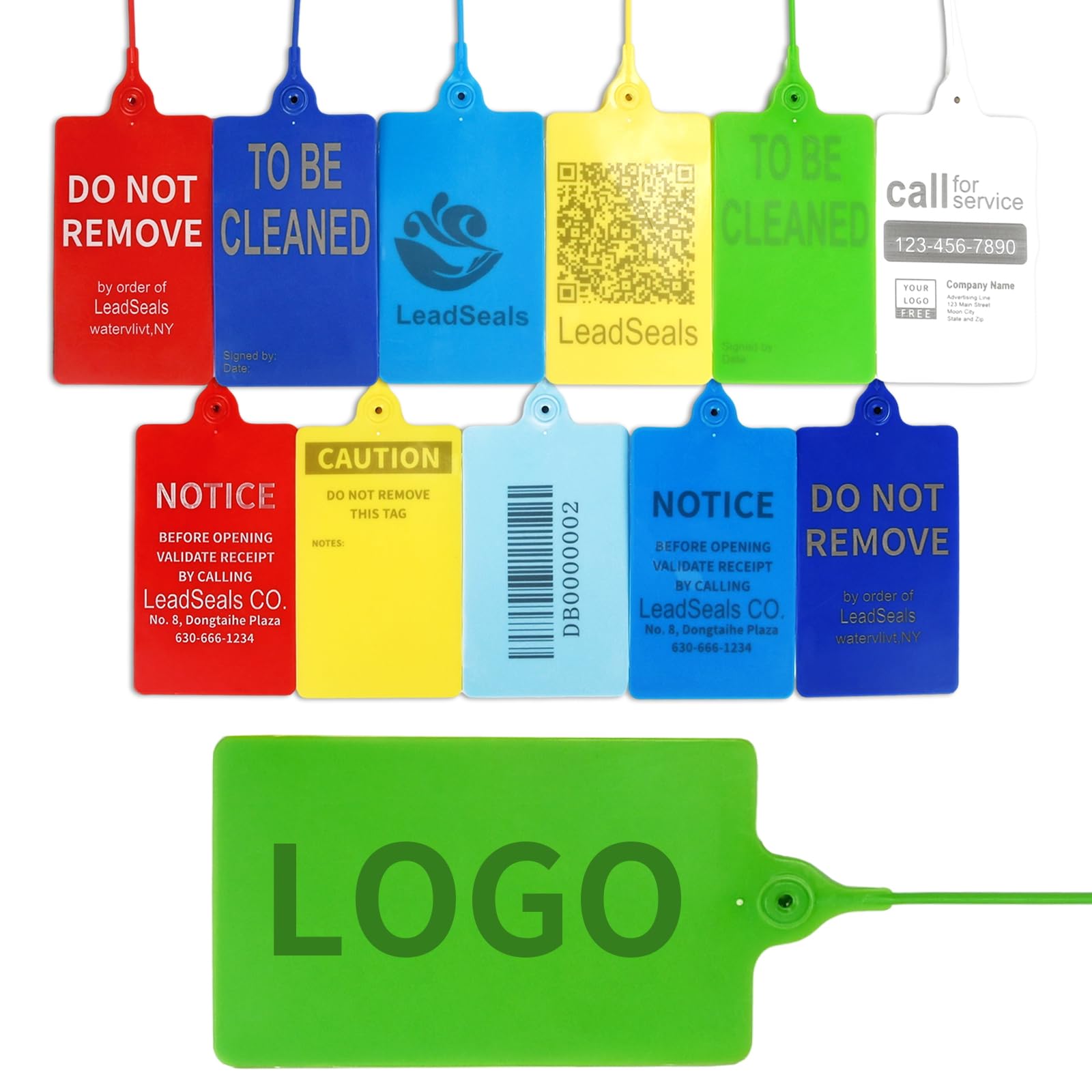 Custom Plastic Tags Personalized Hang Tags Labels Printed Your Brand Logo Text Writable Waterproof Equipment Valve Tag Self-Locking Labeling Tag (Green 100PCS)