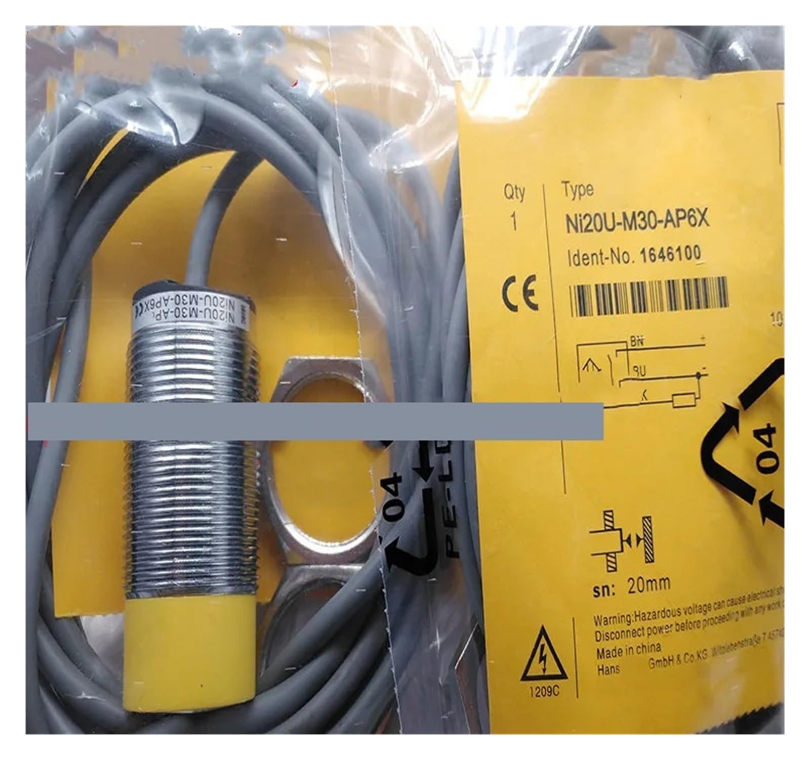 BALYDLUL 3pcs Proximity switch NI15-M30-AN6X-H1141 NI15-M30-AD4X-H1141 BI10-M30-VN6X-H1141 NI15-M30-AP6X-H1141(NI15-M30-AP6X-)