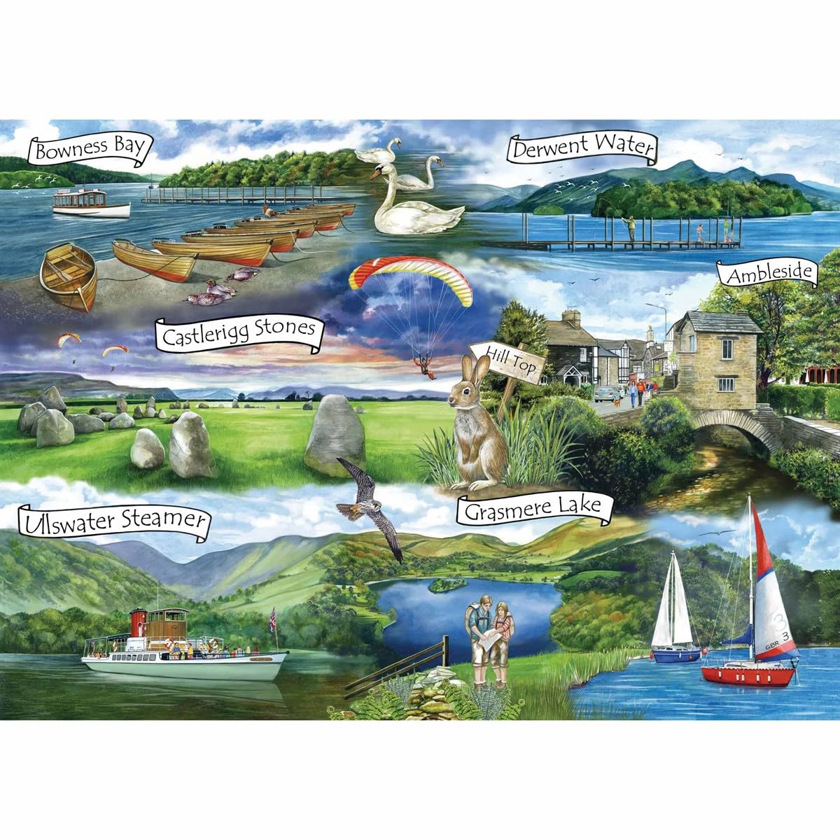 Lake District - 1000 Piece Jigsaw Puzzle