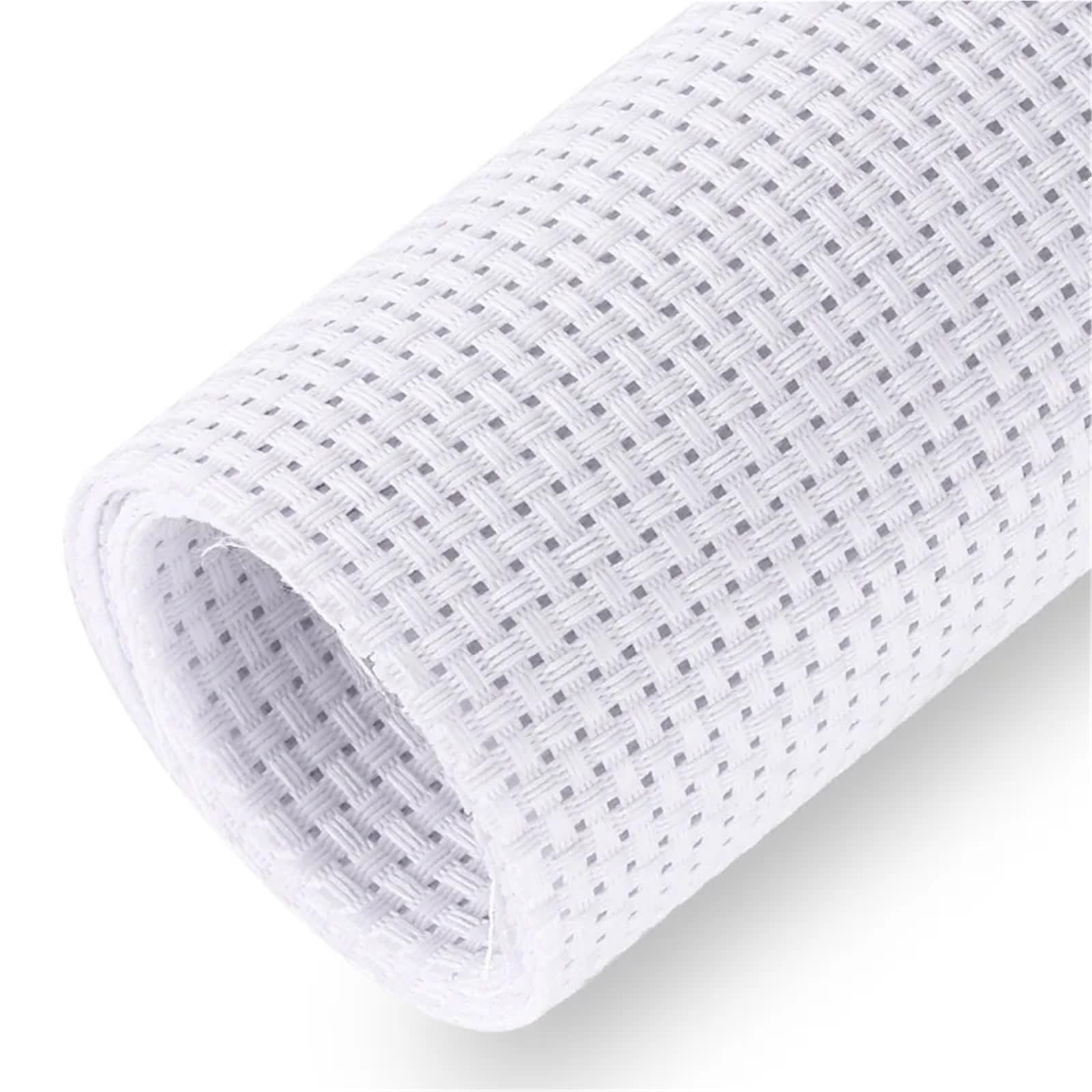 Tkanina do haftu, Tkanina do haftu krzyżykowego 28ct 18ct 16ct 32ct Aida Płótno Materiały ​​rękodzieła DIY Szycie Haft(32ct Unprinting,25-25cm)