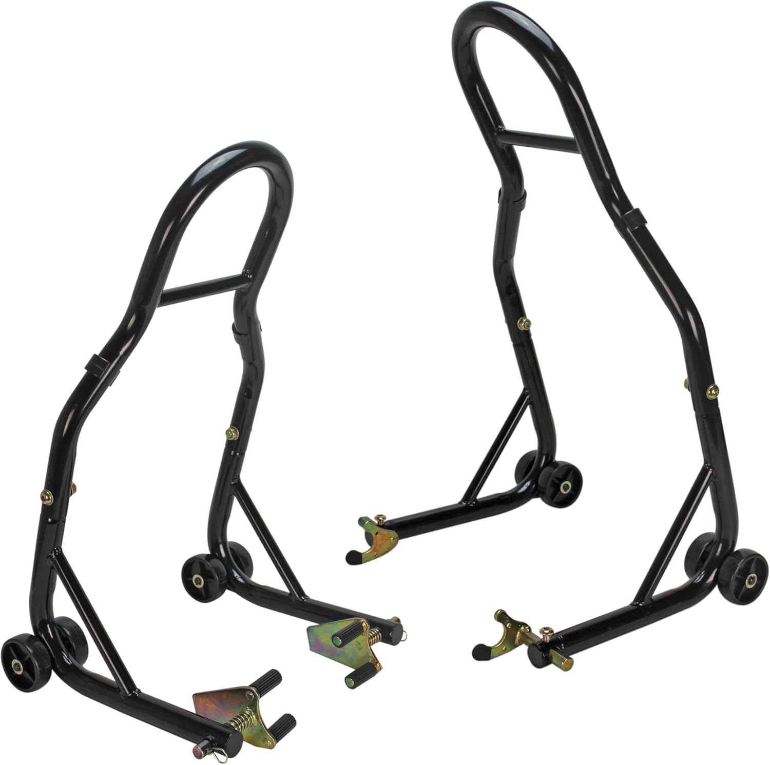 Extreme Max 5600.3211 Sport Bike Motorcycle Front & Rear Spool-Style Lift Stand - Fits Most Yamaha, Honda, Kawasaki, Suzuki, Ducati, BMW