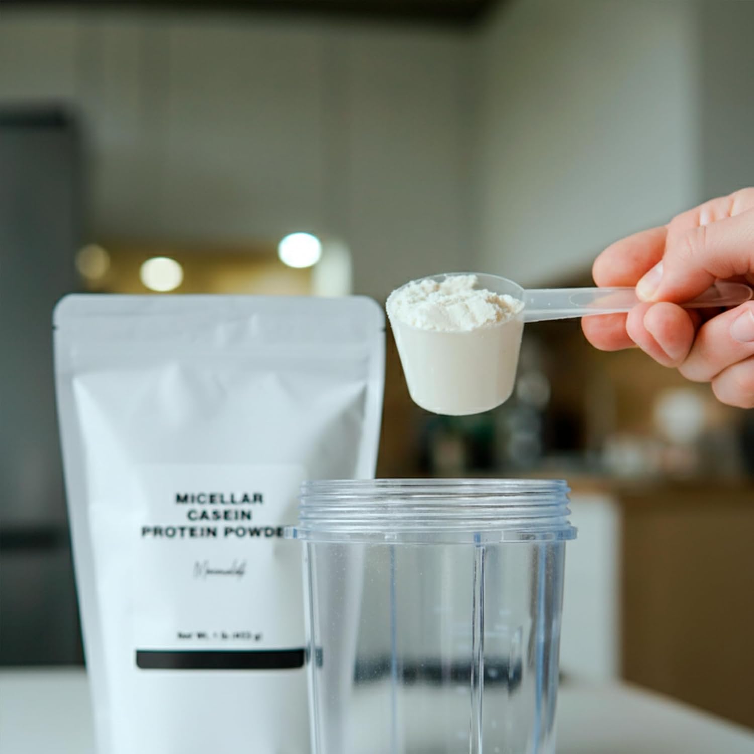 Minimalist Micellar Casein Protein Powder, Ideal for Sustained Nutrition, Packaged for Convenience in a Resealable Bag (5 Pound)