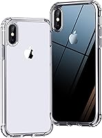 Vista 54 de ONES Funda delgada transparente para iPhone 8 Plus/7 Plus, PC + TPU híbrido, protección contra caídas de grado militar [antiamarillamiento], funda