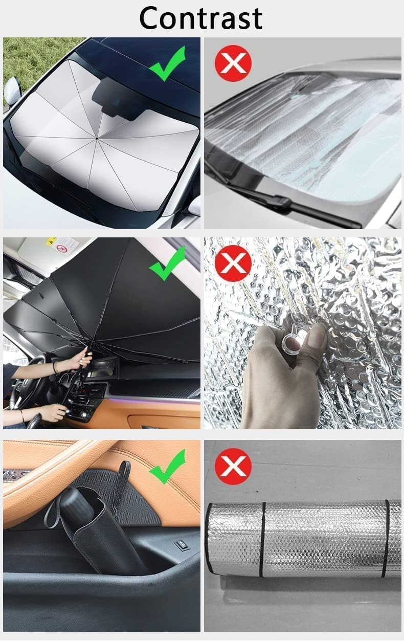 Fit Voor Mitsubishi ASX 2012-2021, Auto Zonnescherm Voorruit, Auto Zonneschermen, Auto Voorruit Schaduw, Auto Zonnescherm, Auto Voorruit Zonnescherm, Zwart
