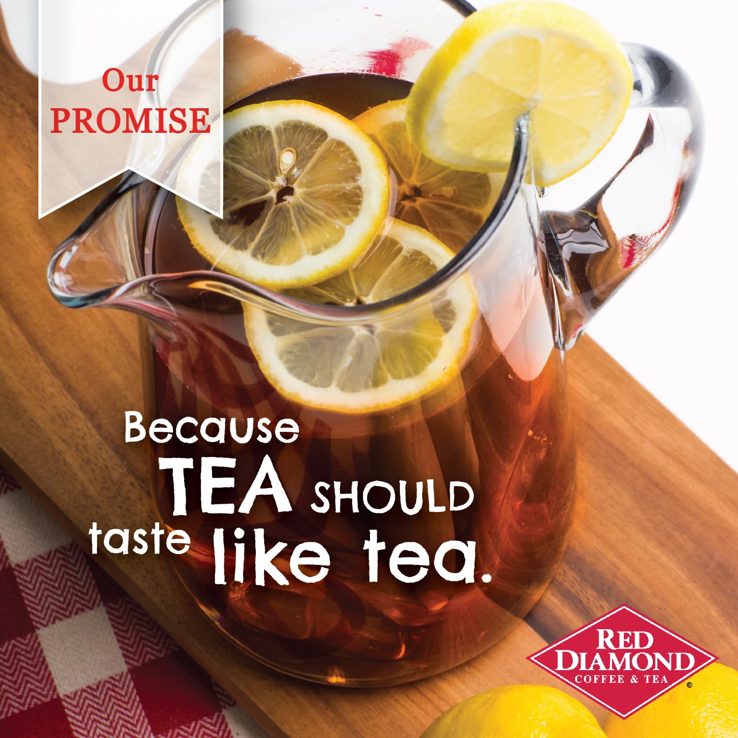 Red Diamond Iced Tea Bags, Gallon Size Tea Bags, Delicious and Freshly Brewed Taste, Special Premium Blend, 4 Count Gallon-Size Bags