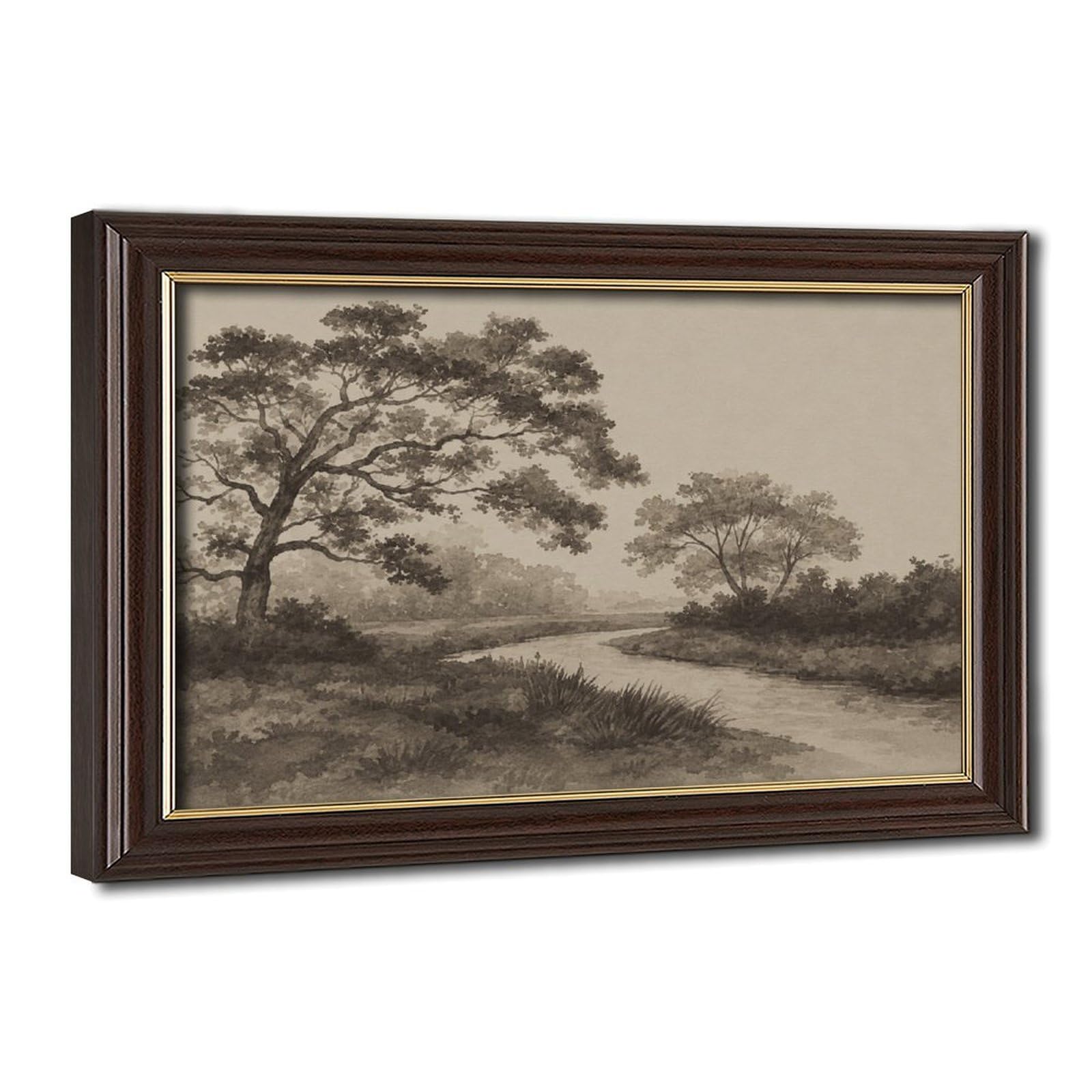 AYINUER Serene River Landscape（6） Canvas Poster for Dorm Room Decor Gift