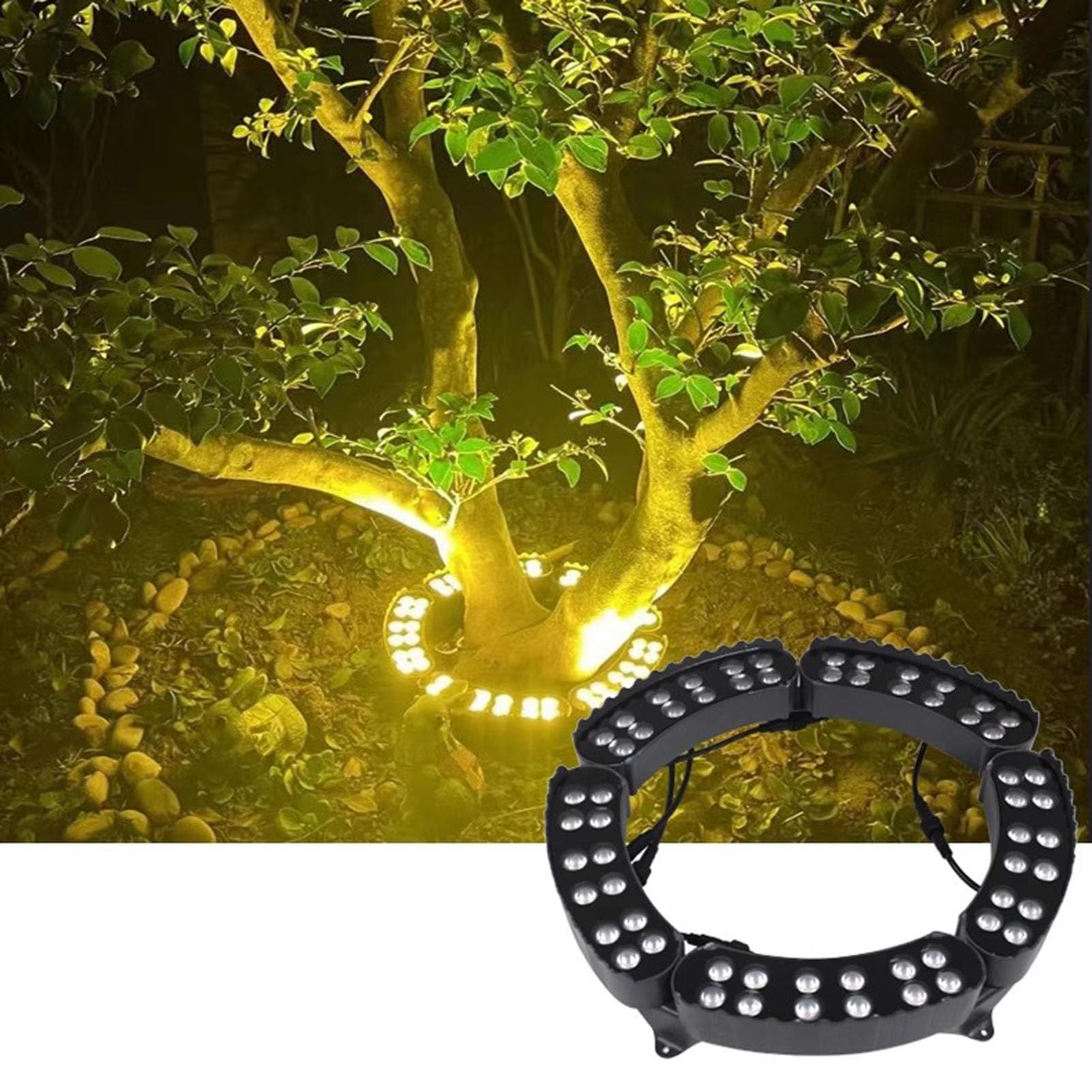 Luce per albero ad anello per palme da esterno, AC110V 220V DC24V