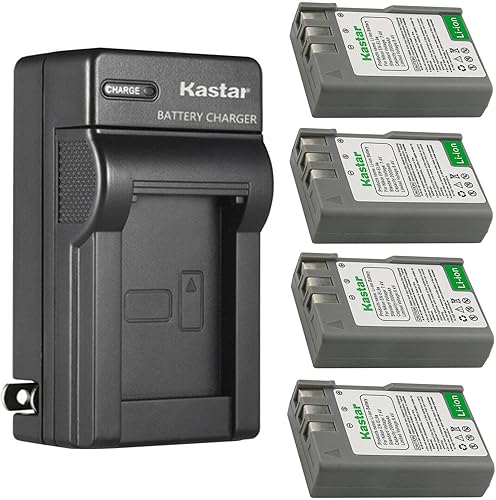 Miniatura 9 de Kastar Paquete de 1 batería y cargador de pared CA de repuesto para batería Nikon EN-EL9 EN-EL9a EN-EL9e, cargador Nikon MH-23, agarre de batería