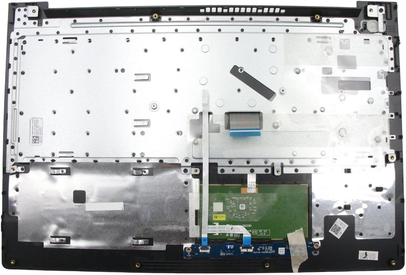 Lenovo Upper Case w/KB (Portuguese) Silver w/Touch Pad, FRU5CB0L35923 (Silver w/Touch Pad)