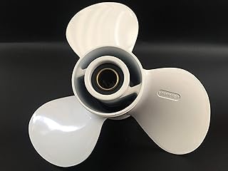 Boat Motor Propeller 664-45945-01-EL 664-45945-00-EL F25-04080000 for Yamaha Parsun Hidea Outboard C 20HP 30HP 25HP 3 x 9 7/8 x 10 1/2 Aluminium boat material 2/4 stroke Engine