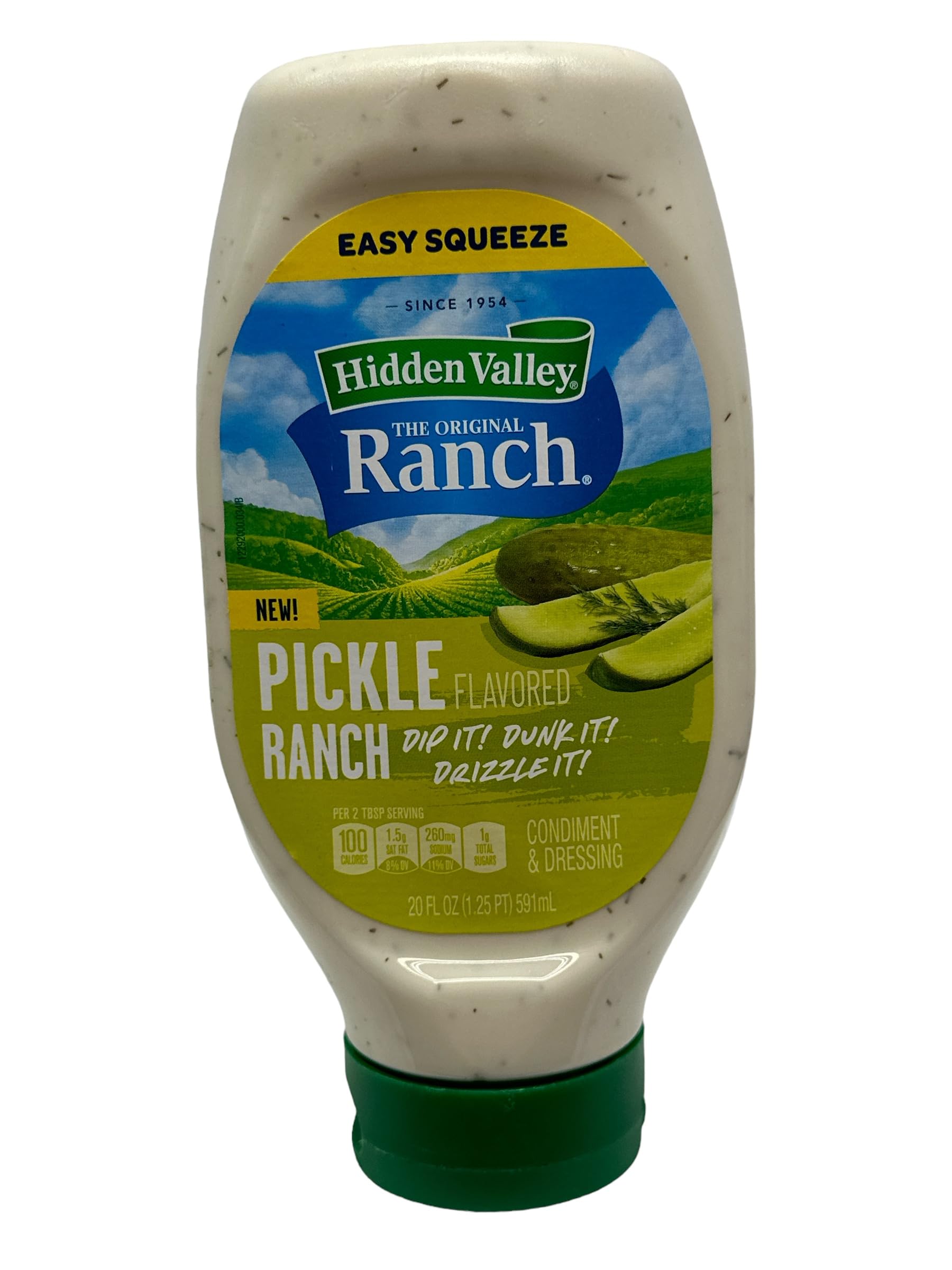 ThisNThat Easy Squeeze Flavored Ranch Dip Condiment & Dressing (große Flaschen): Enthält (1) Hidden Valley Buffalo Ranch (1) Pickle Ranch & ThisNThat Rezeptkarte