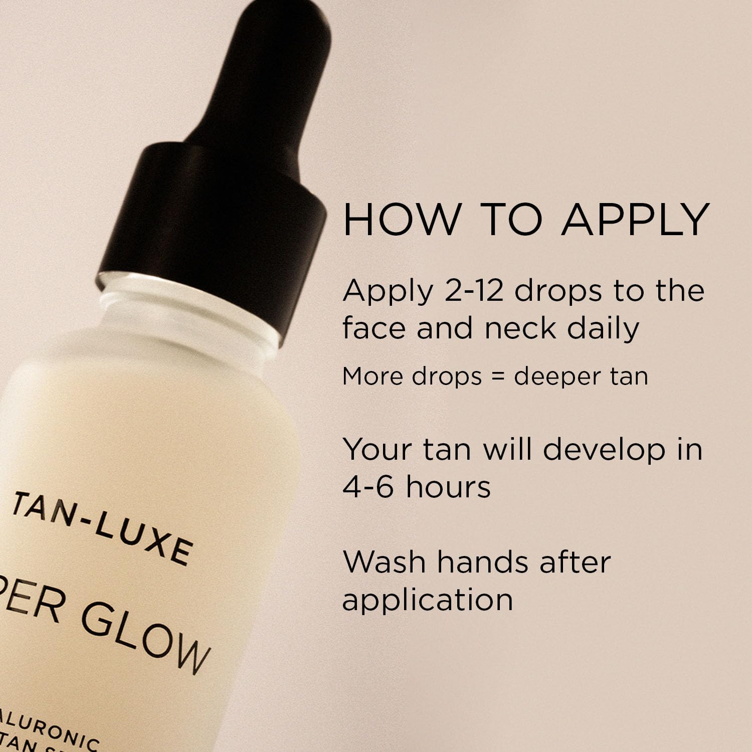 Tan-Luxe Super Glow Bauble Limited Edition Gift Set Containing Travel Size Gradual Facial Self-Tan Serum with Hyaluronic Acid, 10ml - Image 4