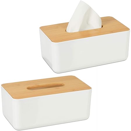 Taschentuchbox Wolkenform Weiß - Elegante Kosmetiktücherbox Mit Federmechanismus