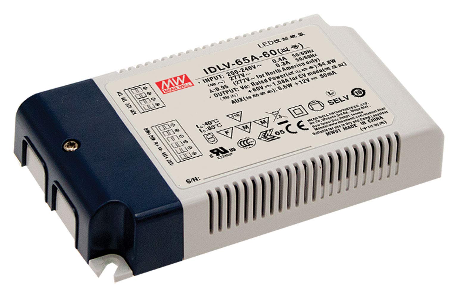 Transformateur LED IDLV-65A-12 MEAN WELL pour l éclairage du salon