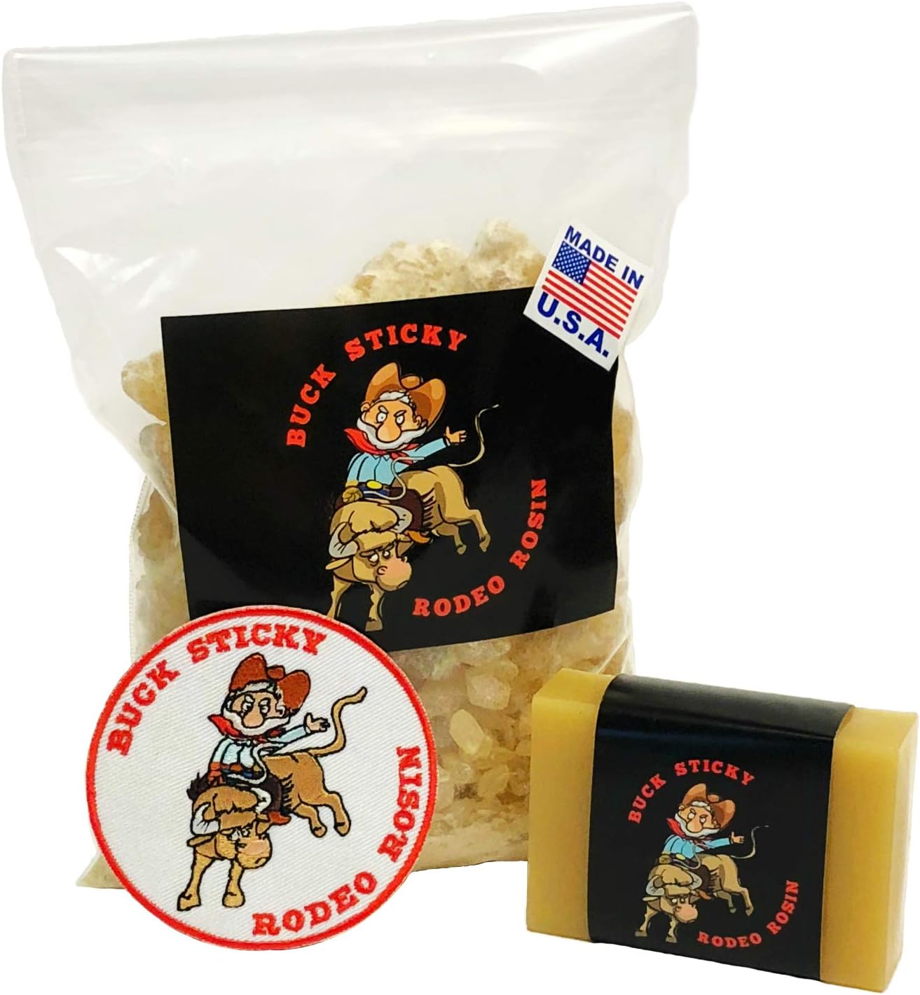 Rodeo Rosin - Bull Riding & Rough Stock Hand Grip - Improved Rider Grip and Performance - Bull Riding Gear and Rodeo Equipment