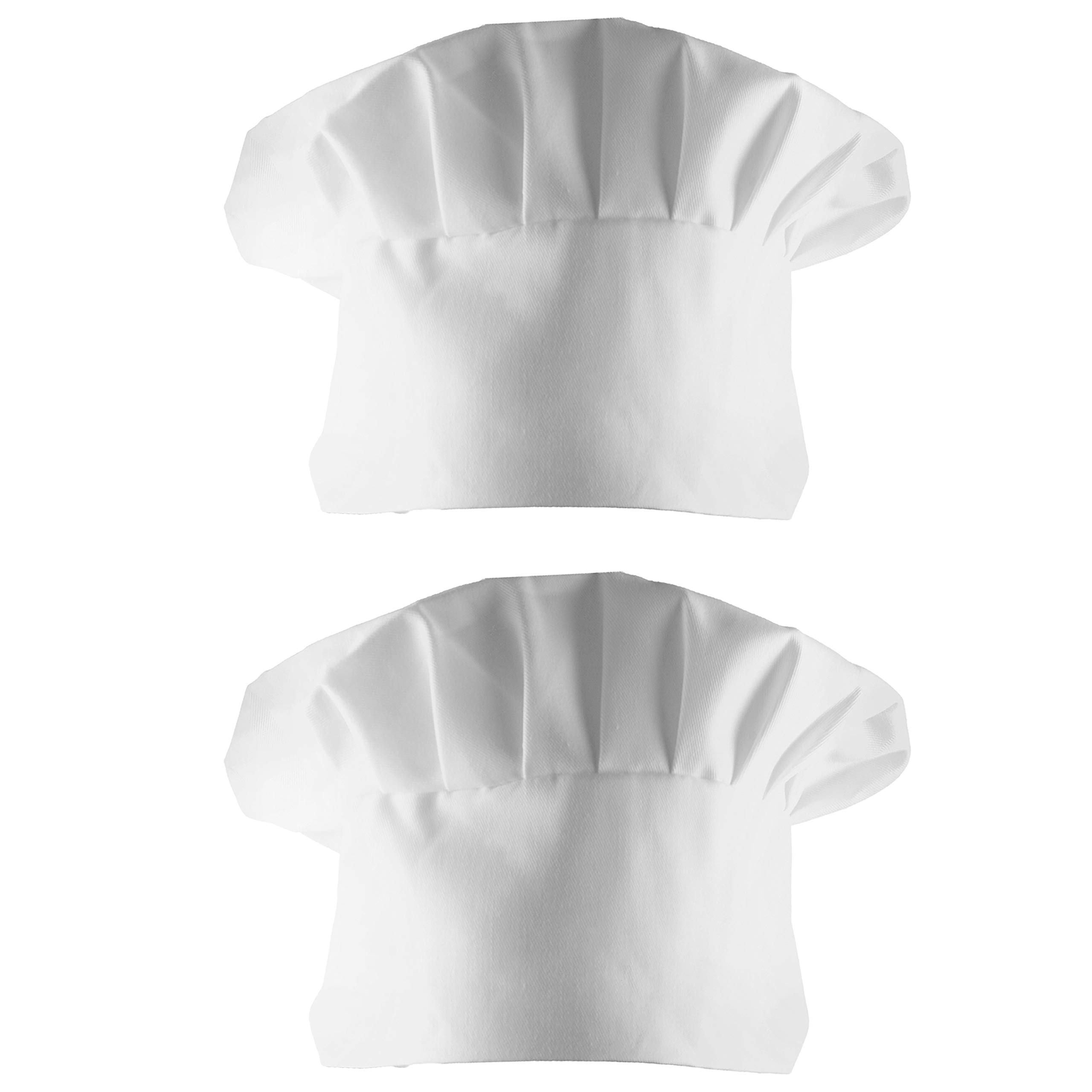 Chef Hat - Adjustable Larger Diameter - White Chef Hats for Adults - Kitchen Chefs Hat for Men and Women