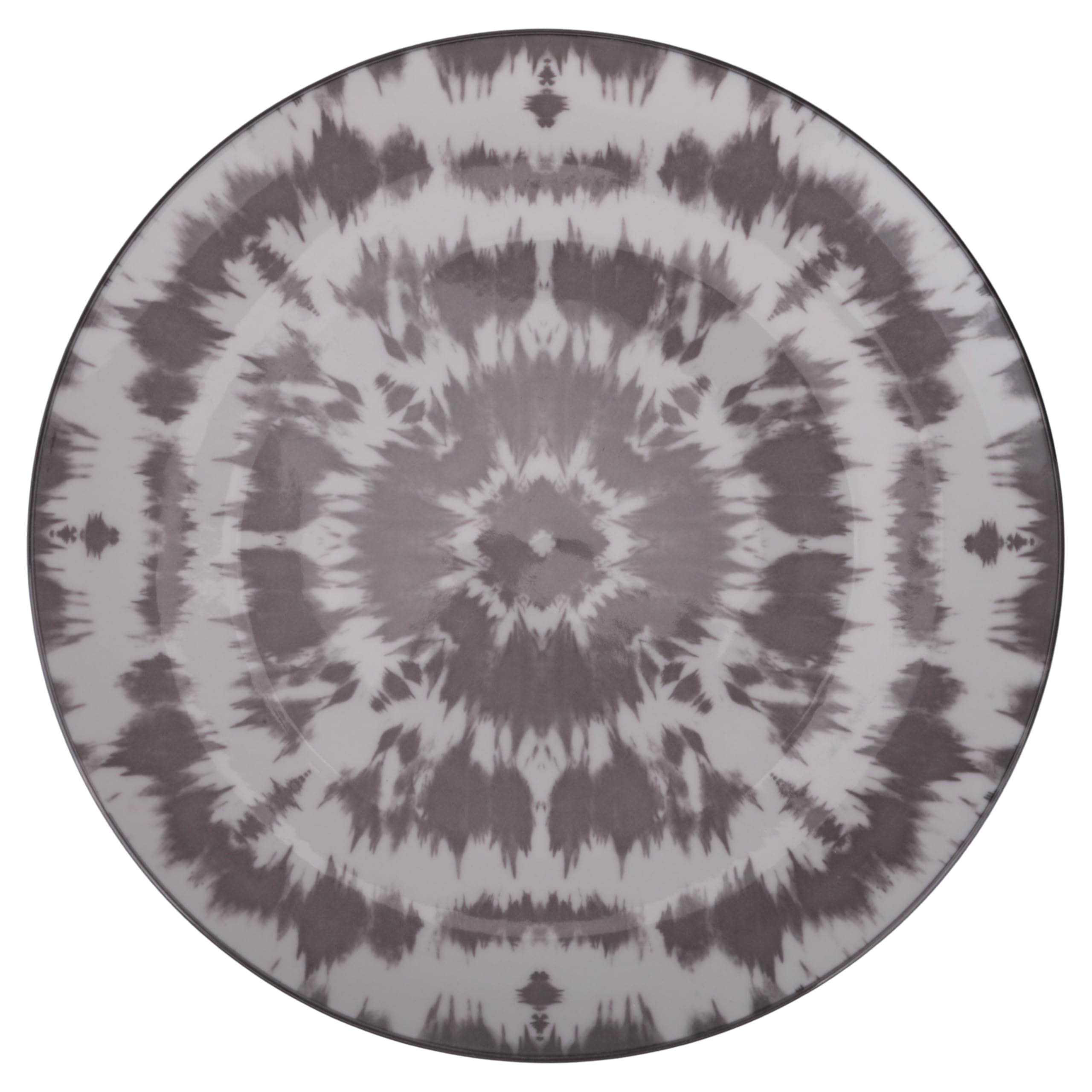 Villa d'Este Home Tivoli 1996 Set of 6 Porcelain Dinner Plates The Grey