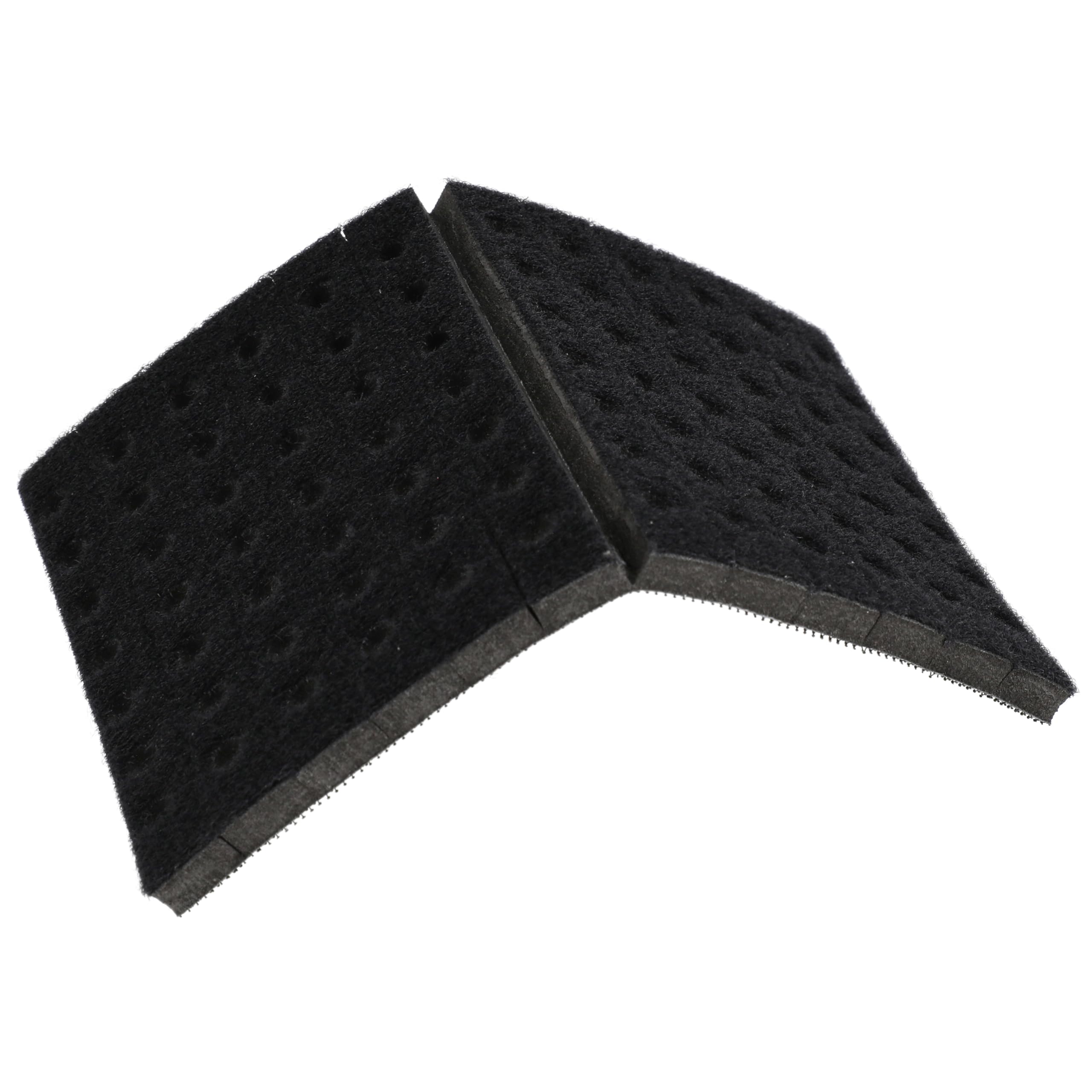 Mirka Mousse Interface Profilpad 75x100mm / épaisseur 6mm souple/ajustement facile des éléments prédécoupés/bien adapté aux projets de bricolage/ponçage sans poussière