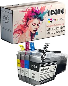 Kolor Expert LC404 Ink Cartridge, Compatible With Brother MFC-J1205W