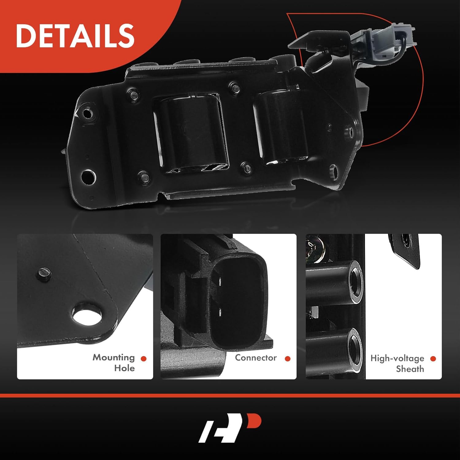 A-Premium Engine Ignition Coil Packs Compatible with Hyundai Accent 2001 2002 2003 2004 2005 l4 1.6L