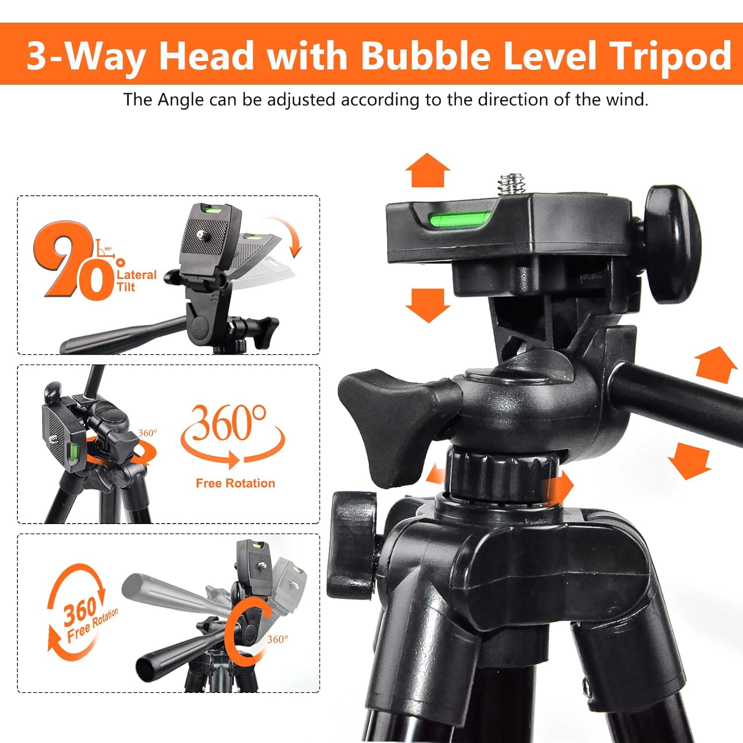 Handheld Anemometer with Tripod, for Wind Speed Temp Humidity, Digital Rechargeable Air Flow Gauge Meter, Portable CFM Measuring Device for HVAC Outdoor Shooting Golf Drone Flying