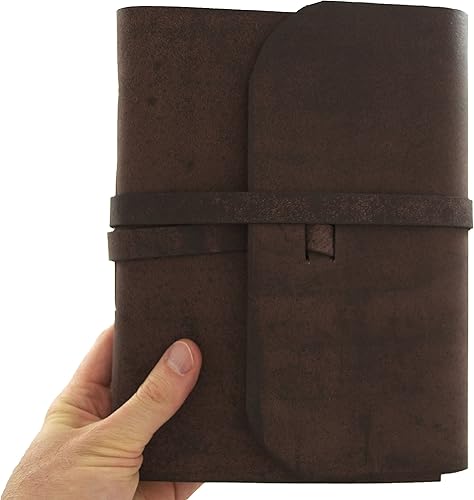 Miniatura 4 de Everest Explorer diario con papel hecho a mano lokta y piel de búfalo de agua. Fabricado en Nepal. (6.75x 8.75inch) por Kathmandu Valley Co.